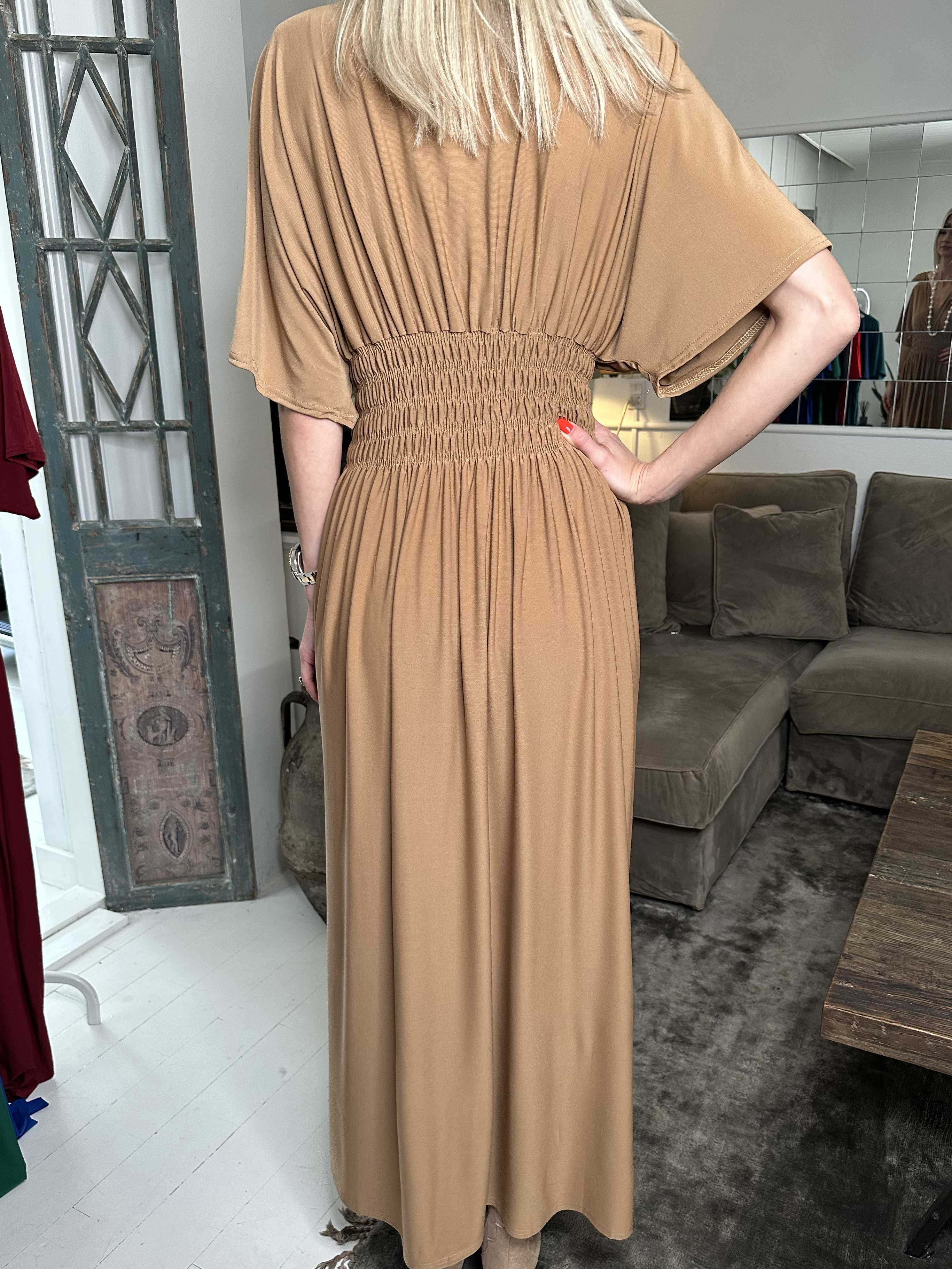 Pams Plain - Elastisk kjole med smock